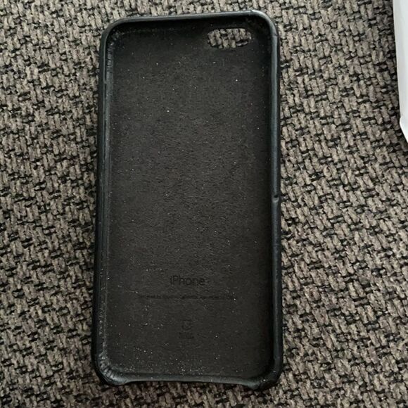 black apple leather iphone 6s phone case - Picture 2 of 3